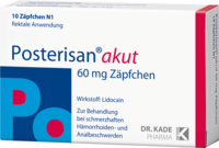 POSTERISAN Akut Zäpfchen