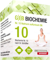 GIB Biochemie Nr.10 Natrium sulfuricum D 6 Tabl.