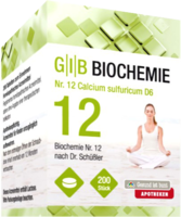 GIB Biochemie Nr.12 Calcium sulfuricum D 6 Tabl.